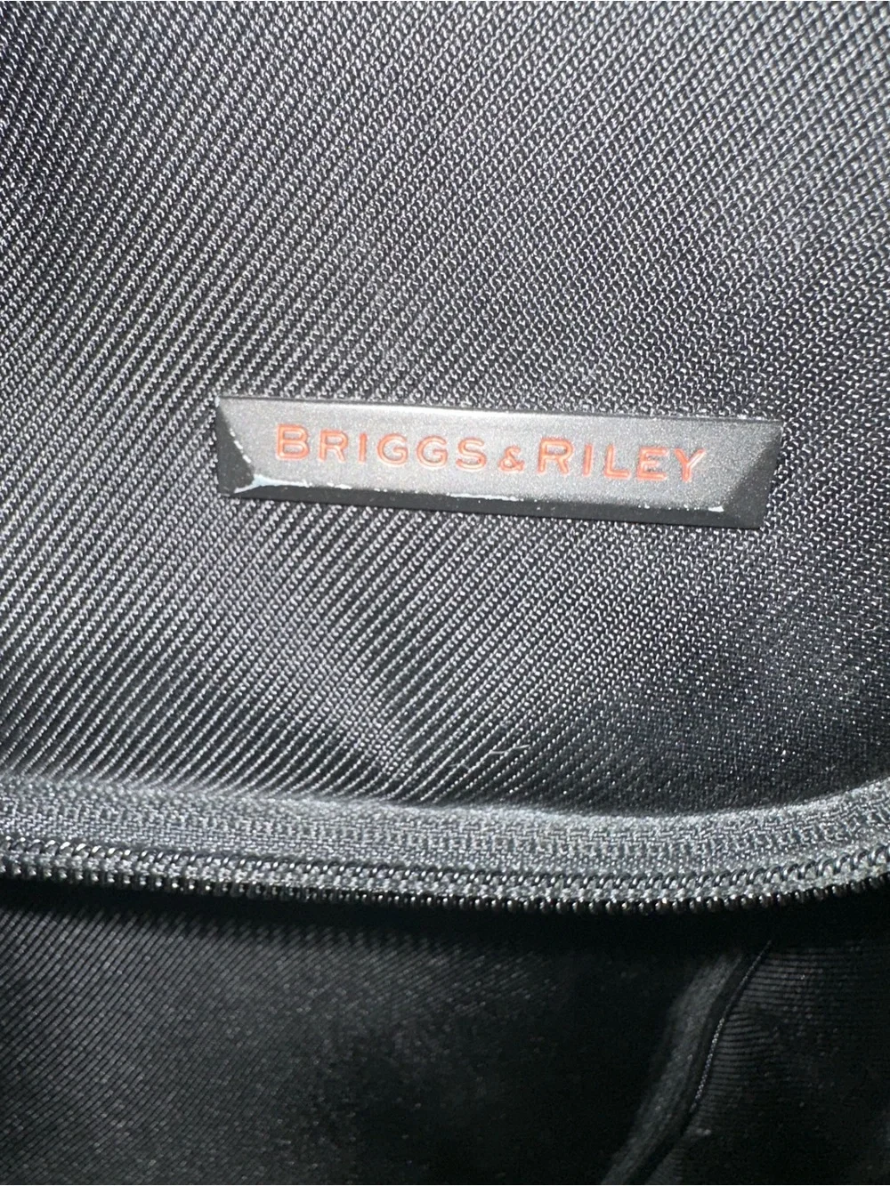 Briggs & Riley Black Travel Backpack with Front Flap
